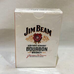 New Sealed Jim Beam Kentucky Straight Bourbon Whiskey Playing Poker Cards Stack